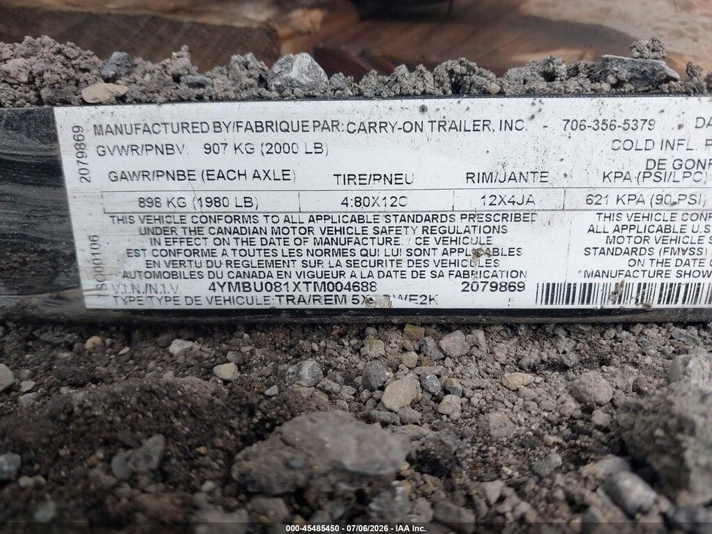 4YMBU081XTM004688 2026 CARR 5X8GWE2K photo no. 9