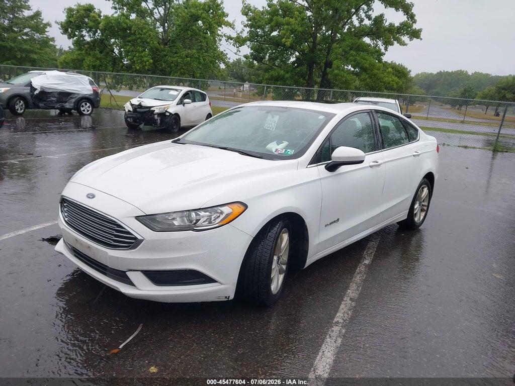 3FA6P0LU5JR247851 2018 FORD FUSION HYBRID photo no. 2