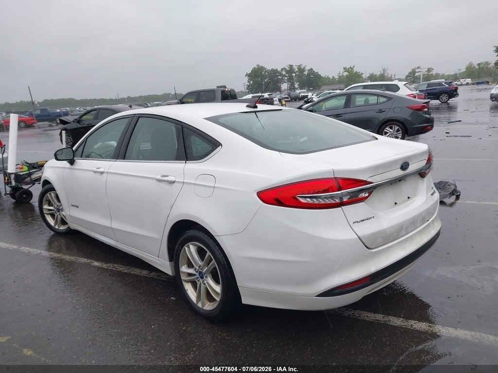 3FA6P0LU5JR247851 2018 FORD FUSION HYBRID photo no. 3
