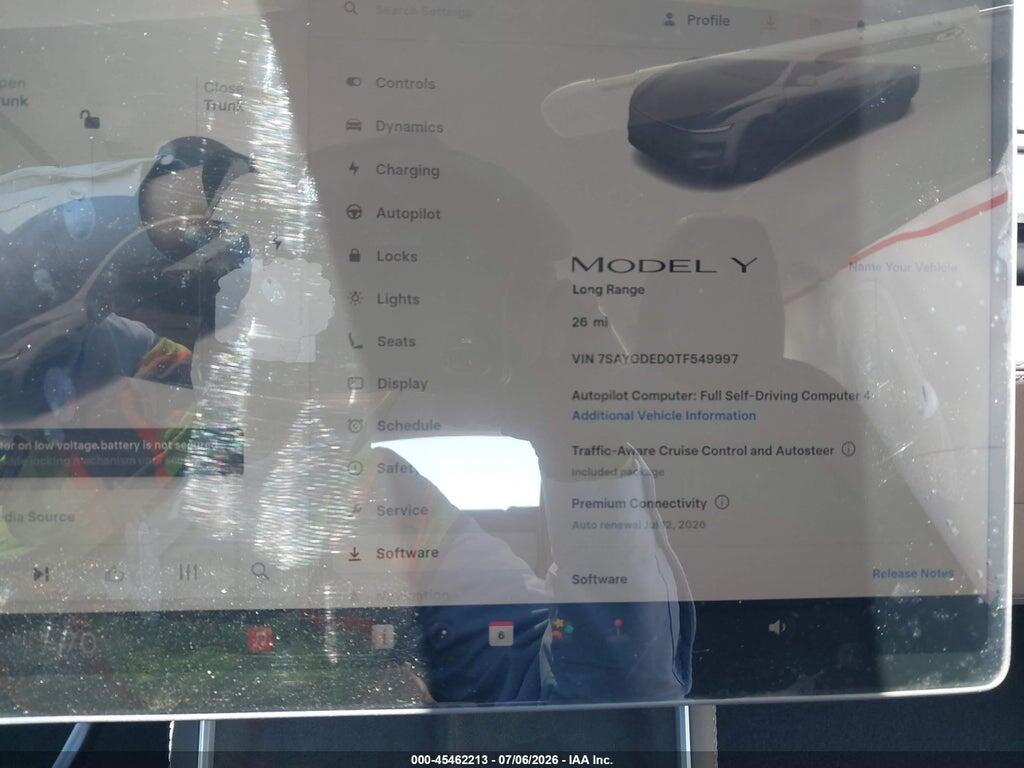 7SAYGDED0TF549997 2026 TESLA MODEL Y photo no. 7