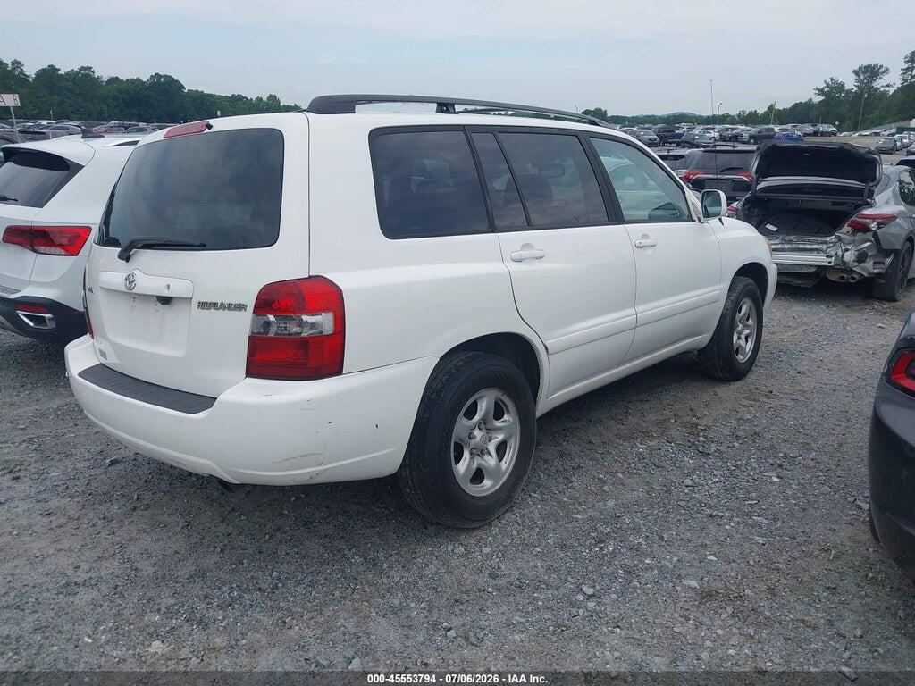 JTEDD21A250125559 2005 TOYOTA HIGHLANDER photo no. 4
