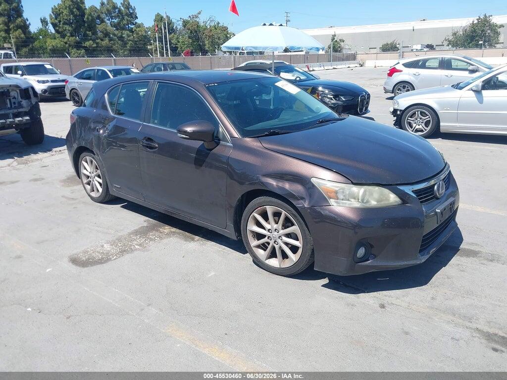 JTHKD5BH9B2006012 2011 LEXUS CT 200H photo no. 1
