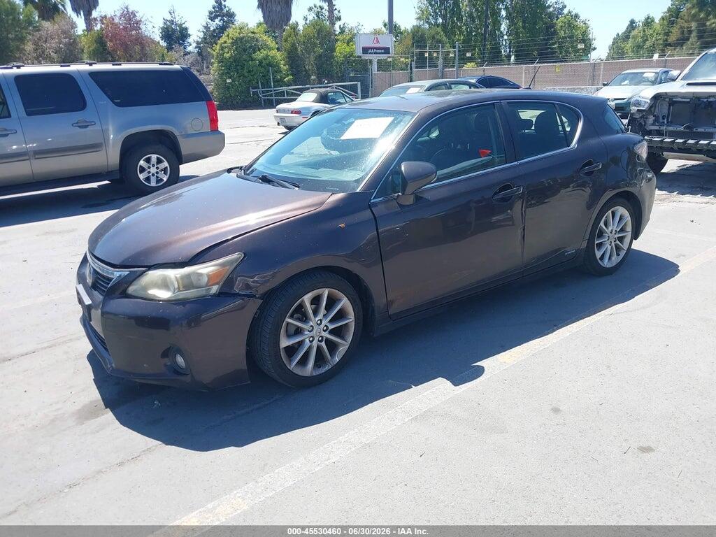 JTHKD5BH9B2006012 2011 LEXUS CT 200H photo no. 2