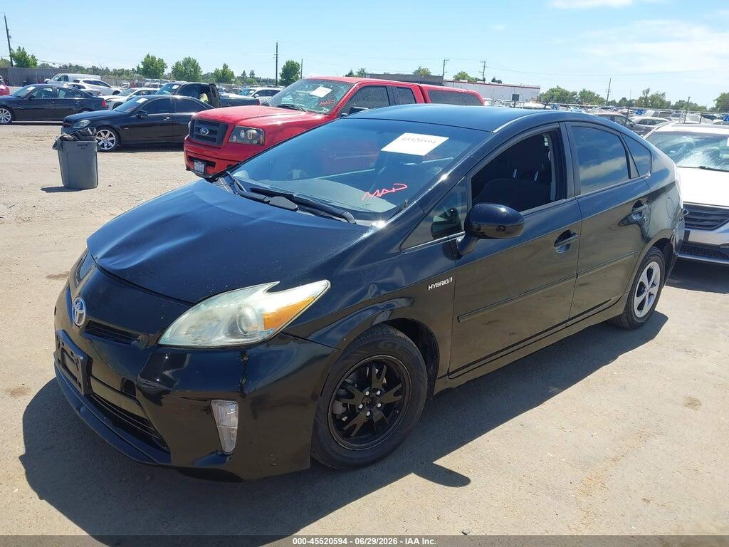 JTDKN3DU6C5463440 2012 TOYOTA PRIUS photo no. 2