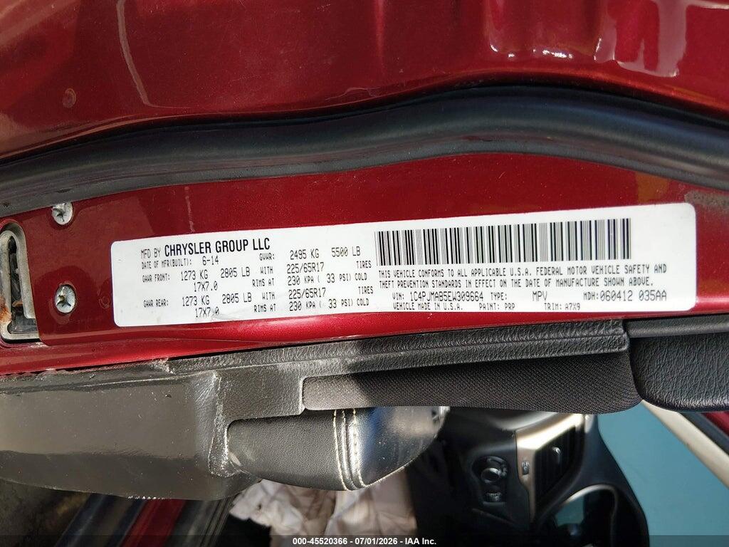 1C4PJMAB5EW309664 2014 JEEP CHEROKEE photo no. 7