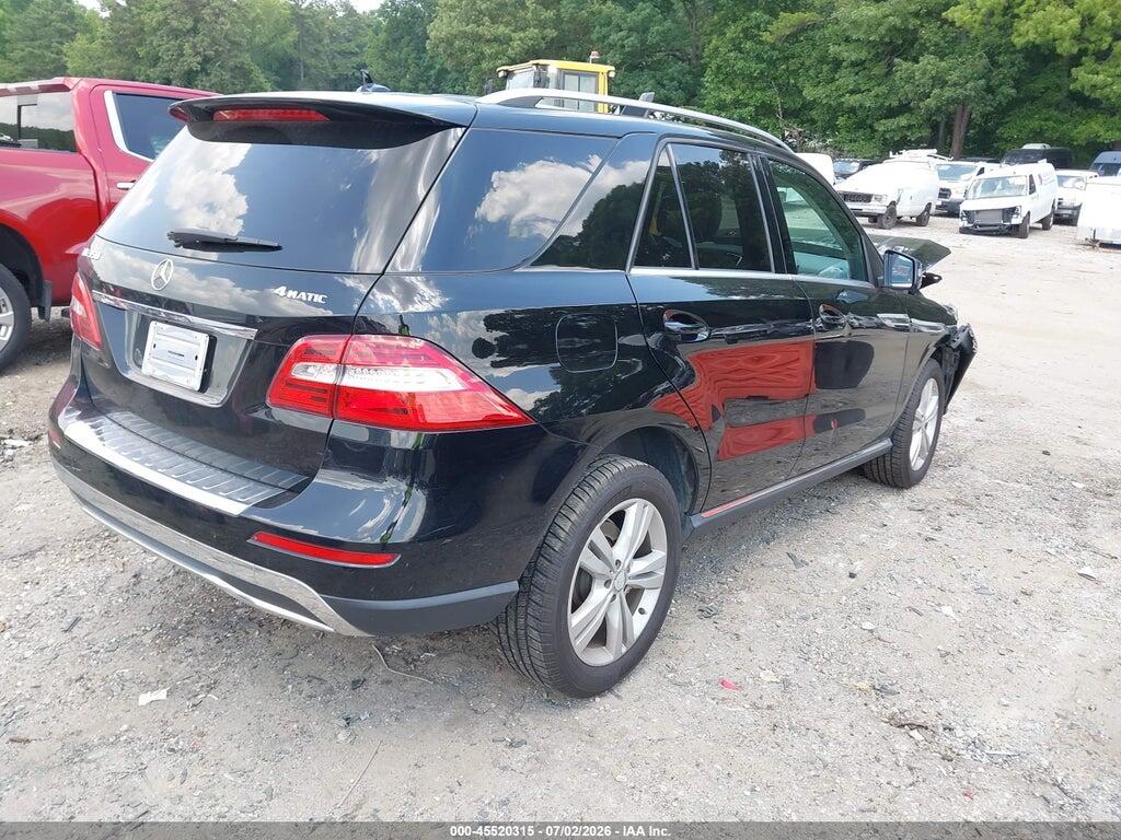 4JGDA5HB6DA235855 2013 MERCEDES-BENZ ML 350 photo no. 4
