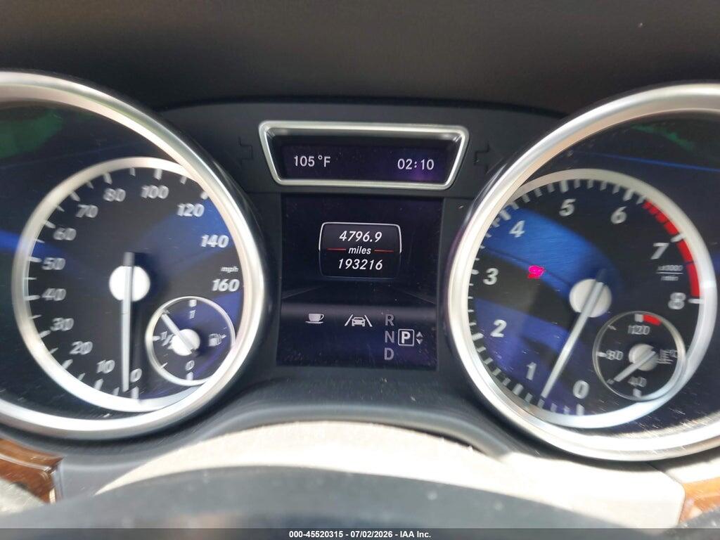 4JGDA5HB6DA235855 2013 MERCEDES-BENZ ML 350 photo no. 7