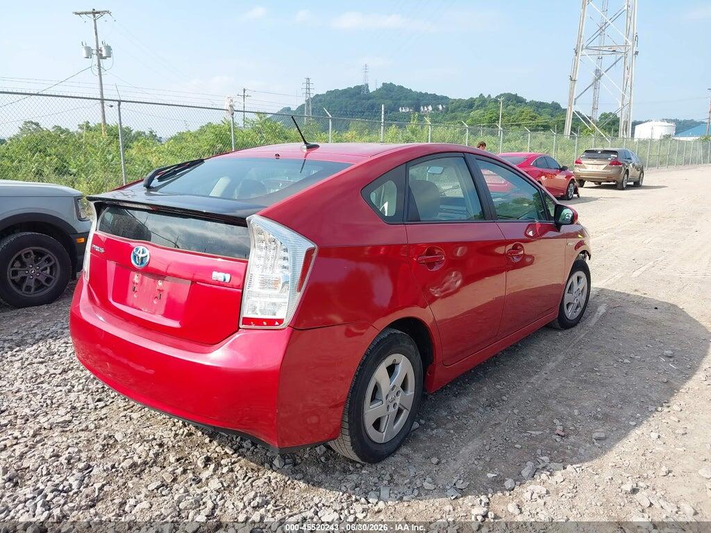 JTDKN3DU2B1402186 2011 TOYOTA PRIUS photo no. 4