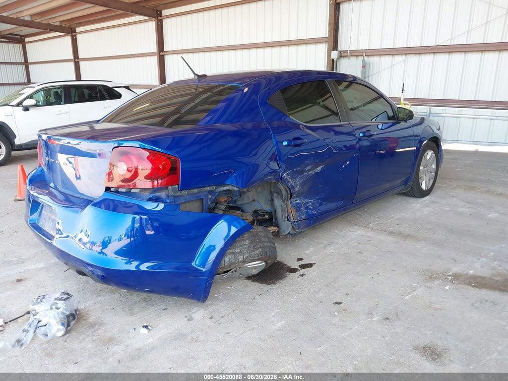 1C3CDZAB4DN581263 2013 DODGE AVENGER photo no. 4
