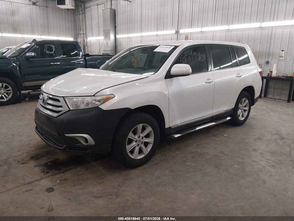 5TDZK3EH8CS070963 2012 TOYOTA HIGHLANDER photo no. 2