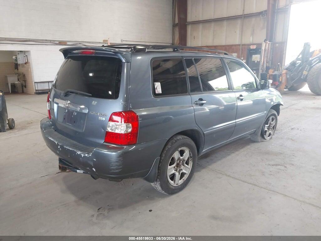 JTEEW21A360004507 2006 TOYOTA HIGHLANDER HYBRID photo no. 4