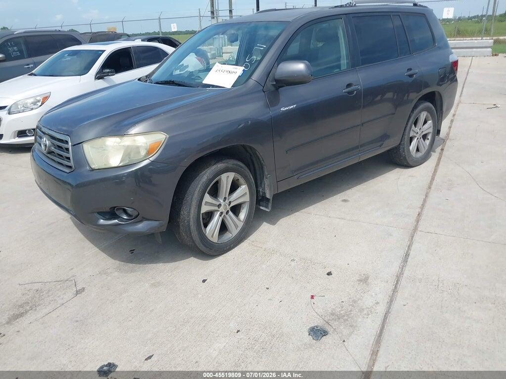JTEDS43A082030571 2008 TOYOTA HIGHLANDER photo no. 2