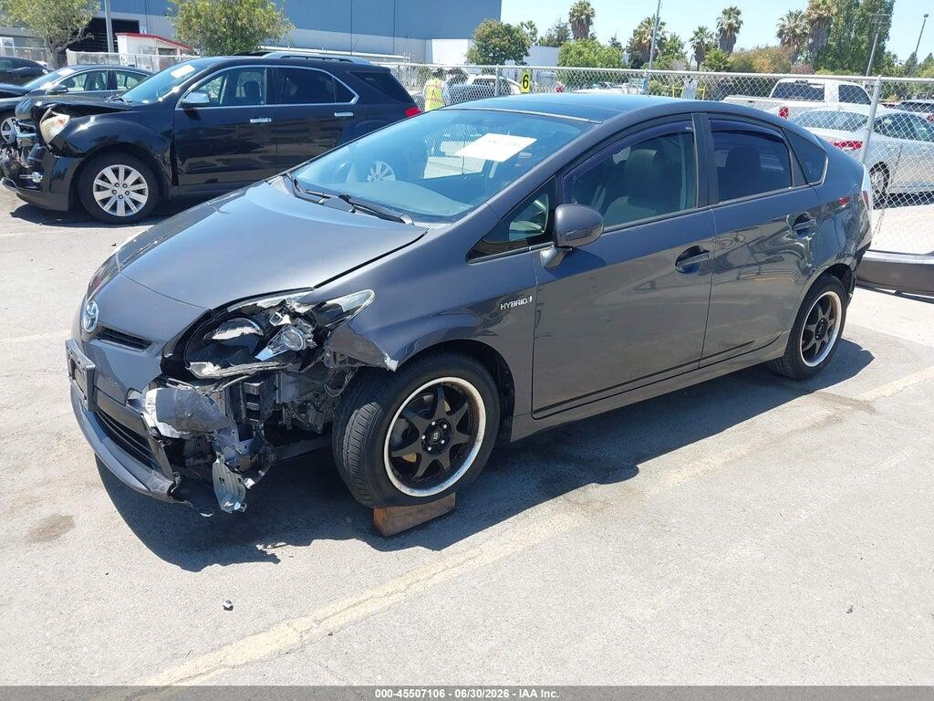 JTDKN3DUXE1736728 2014 TOYOTA PRIUS photo no. 2