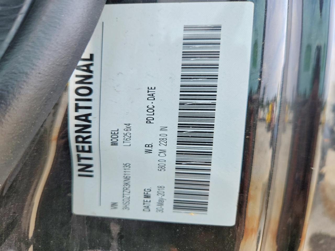 2019 INTERNATIONAL LT625 SEMI TRUCK 512500 MILES NEEDS 2 BATTARIES — Фото 10 из 10