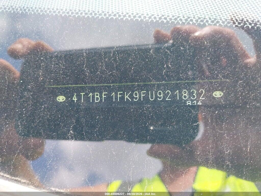 4T1BF1FK9FU921832 2015 TOYOTA CAMRY photo no. 9