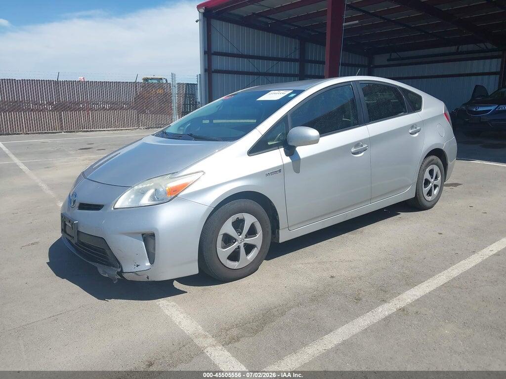 JTDKN3DU0E1757846 2014 TOYOTA PRIUS photo no. 2