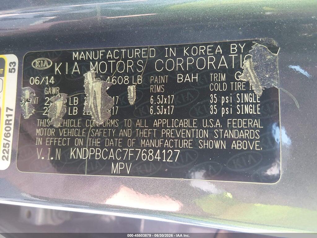 KNDPBCAC7F7684127 2015 KIA SPORTAGE photo no. 9