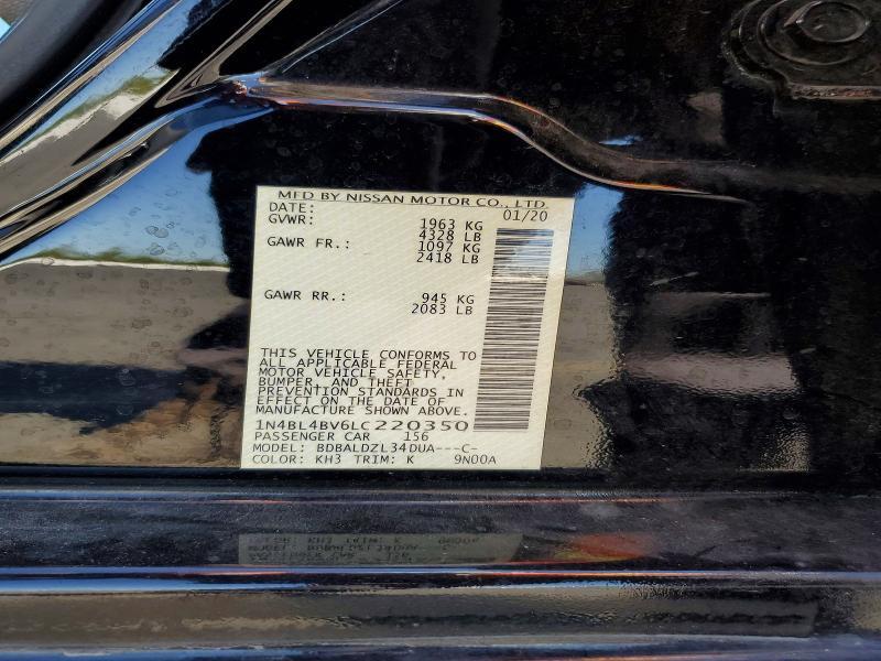 2020 NISSAN ALTIMA S — Фото 13 из 13