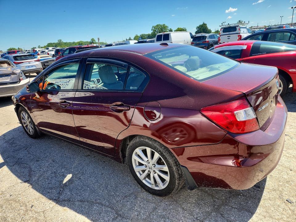 19XFB2F9XCE045125 2012 HONDA CIVIC photo no. 2
