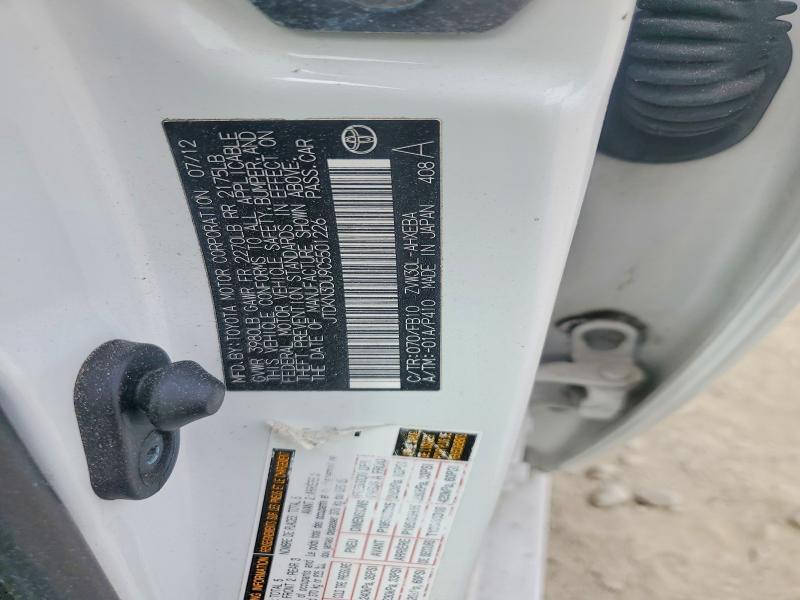 2012 TOYOTA PRIUS TWO — Фото 12 из 12