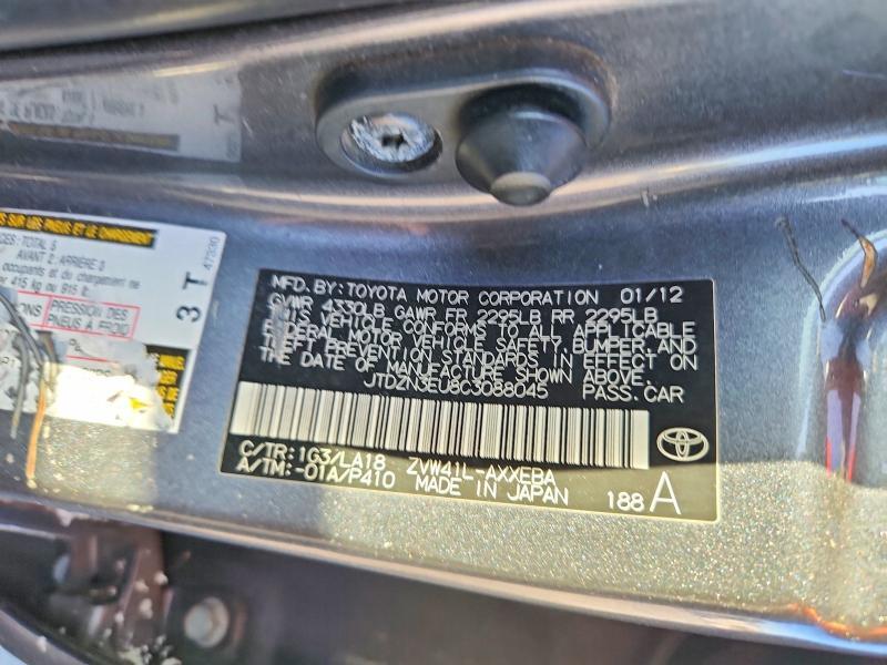 JTDZN3EU8C3088045 2012 TOYOTA PRIUS V photo no. 12
