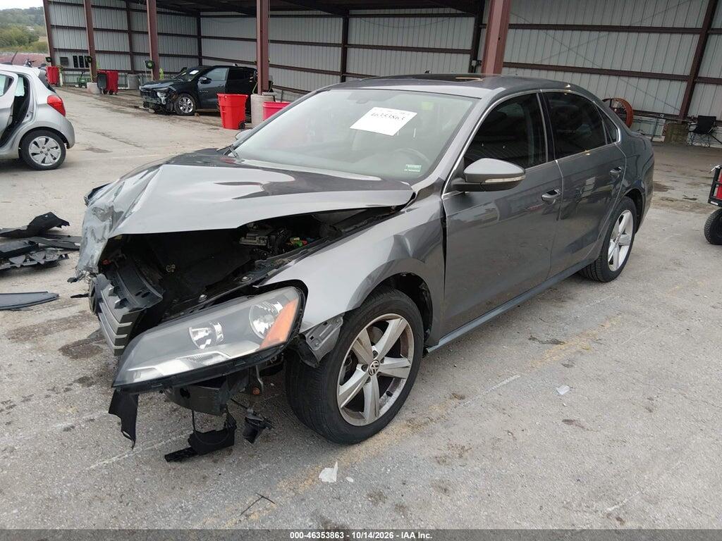 2012 VOLKSWAGEN PASSAT 2.5L SE — Фото 2 из 16