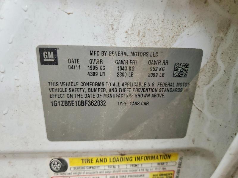 1G1ZB5E10BF362032 2011 CHEVROLET MALIBU photo no. 12