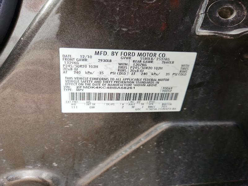 2011 FORD EDGE LIMITED — Фото 13 из 13
