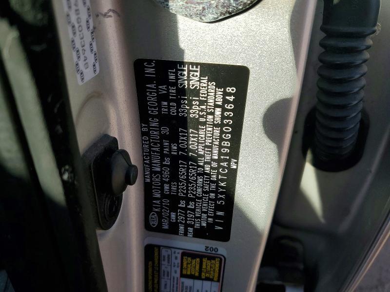 2011 KIA SORENTO LX — Фото 12 из 12