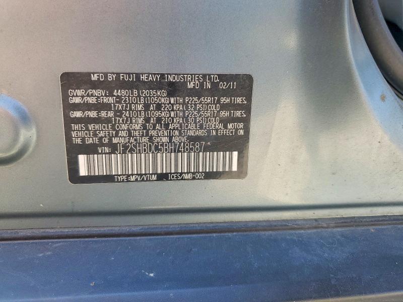 2011 SUBARU FORESTER 2.5X PREMIUM — Фото 14 из 14