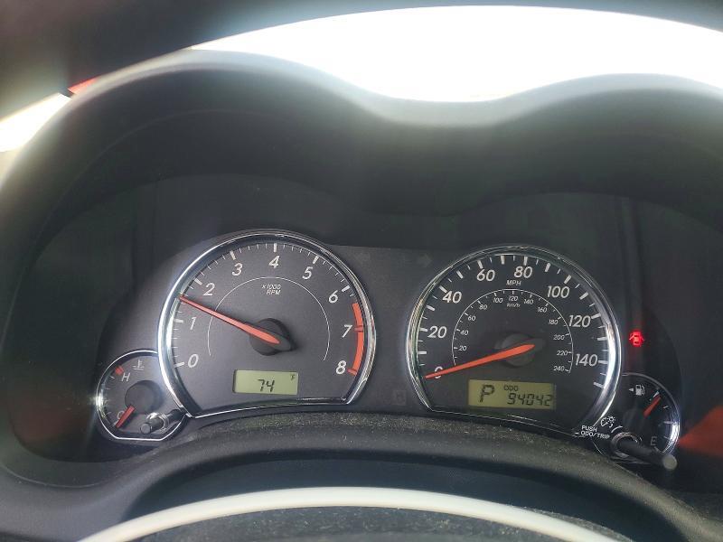 2T1BU4EE6BC726575 2011 TOYOTA COROLLA photo no. 9