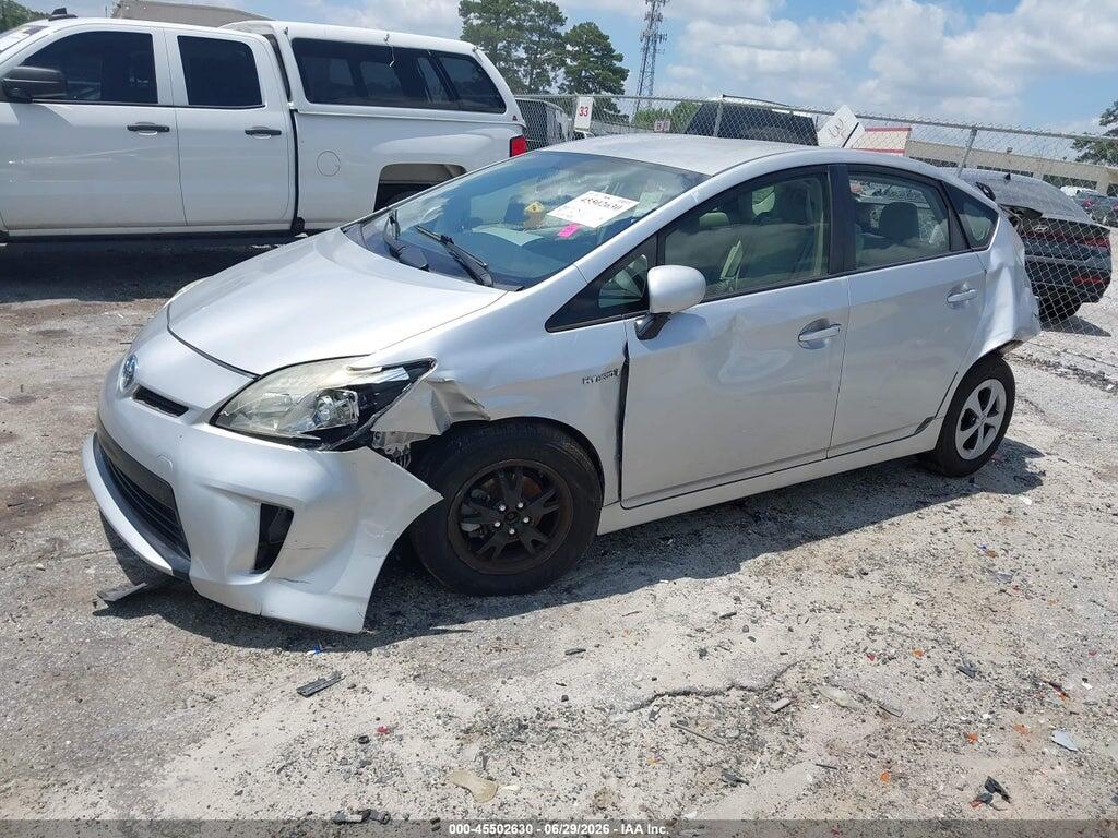 JTDKN3DU6D1627424 2013 TOYOTA PRIUS photo no. 2