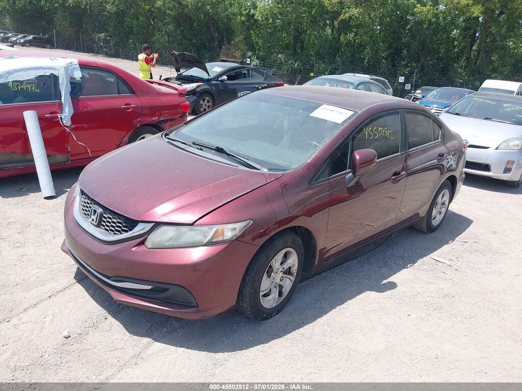 19XFB2F50EE041357 2014 HONDA CIVIC photo no. 2