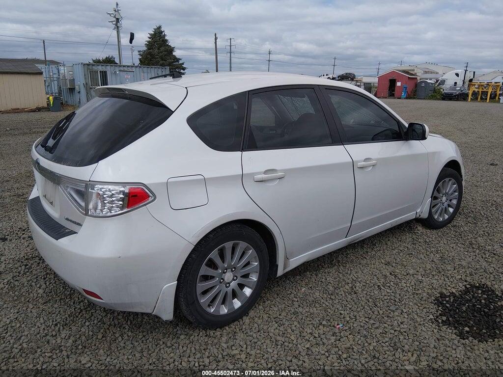 JF1GH61698H835577 2008 SUBARU IMPREZA WAGON (NATL photo no. 4