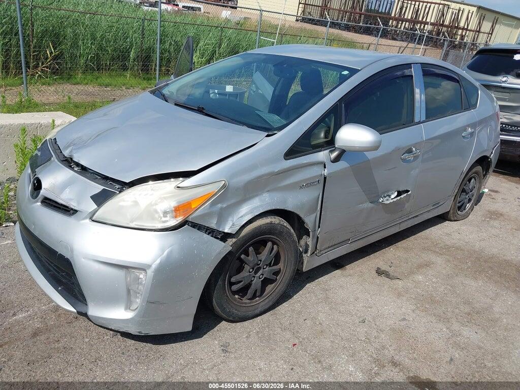 JTDKN3DU3C5421498 2012 TOYOTA PRIUS photo no. 2