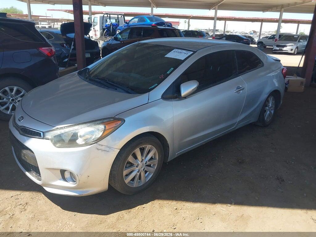 KNAFX6A88E5237517 2014 KIA FORTE KOUP photo no. 2