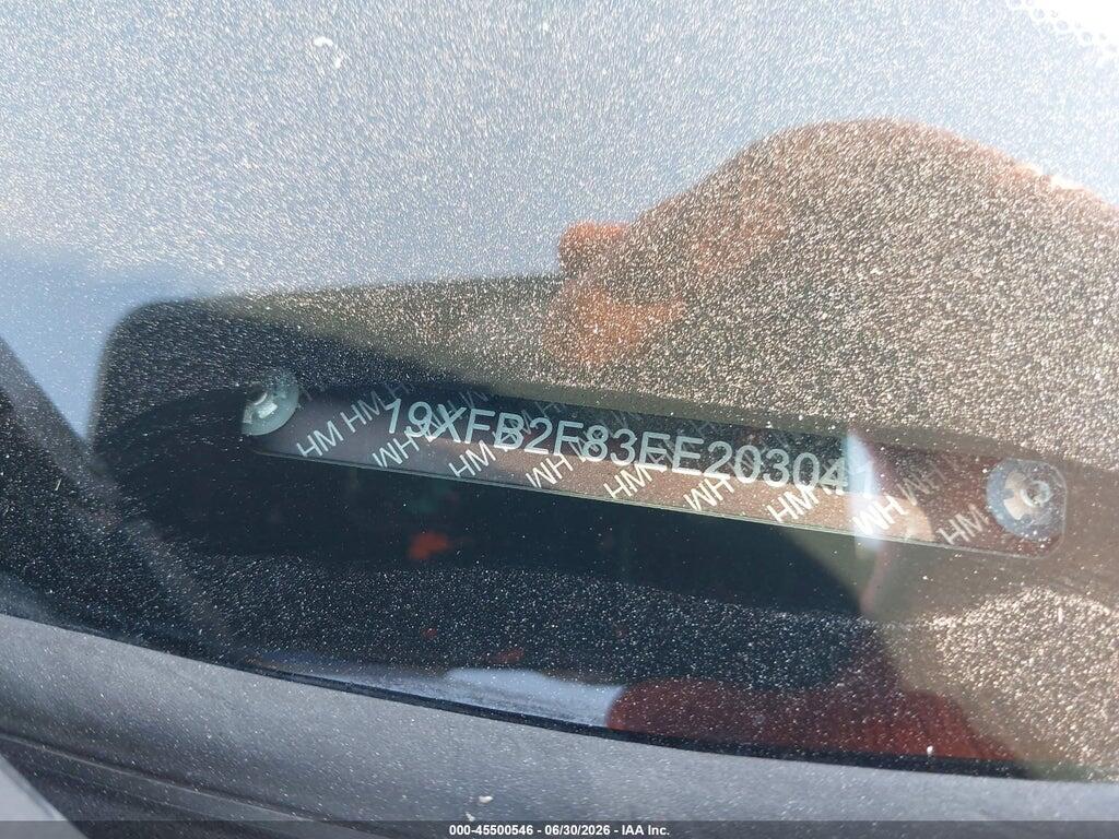 19XFB2F83EE203041 2014 HONDA CIVIC photo no. 9