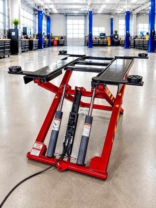 2026 PORTABLE SCISSOR CAR LIFT MID RISE MECHANIC LIFT — Фото 7 из 10