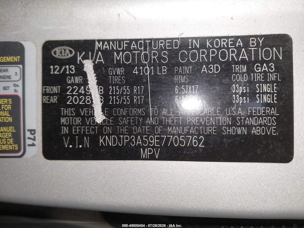 KNDJP3A59E7705762 2014 KIA SOUL photo no. 9