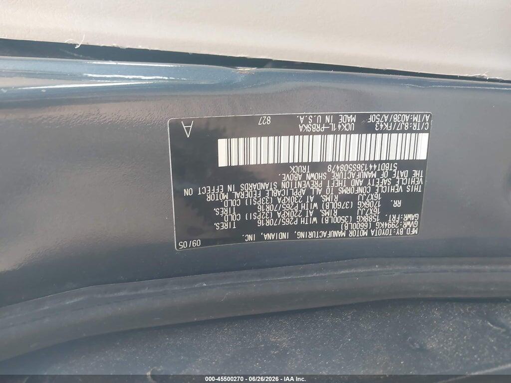 5TBDT44136S508478 2006 TOYOTA TUNDRA photo no. 9