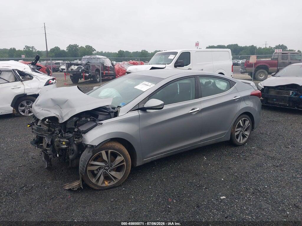 KMHDH4AE0FU453706 2015 HYUNDAI ELANTRA photo no. 2