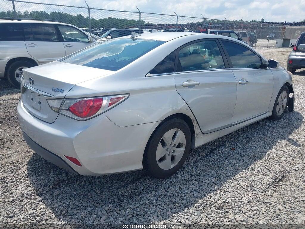 KMHEC4A49CA035779 2012 HYUNDAI SONATA HYBRID photo no. 4