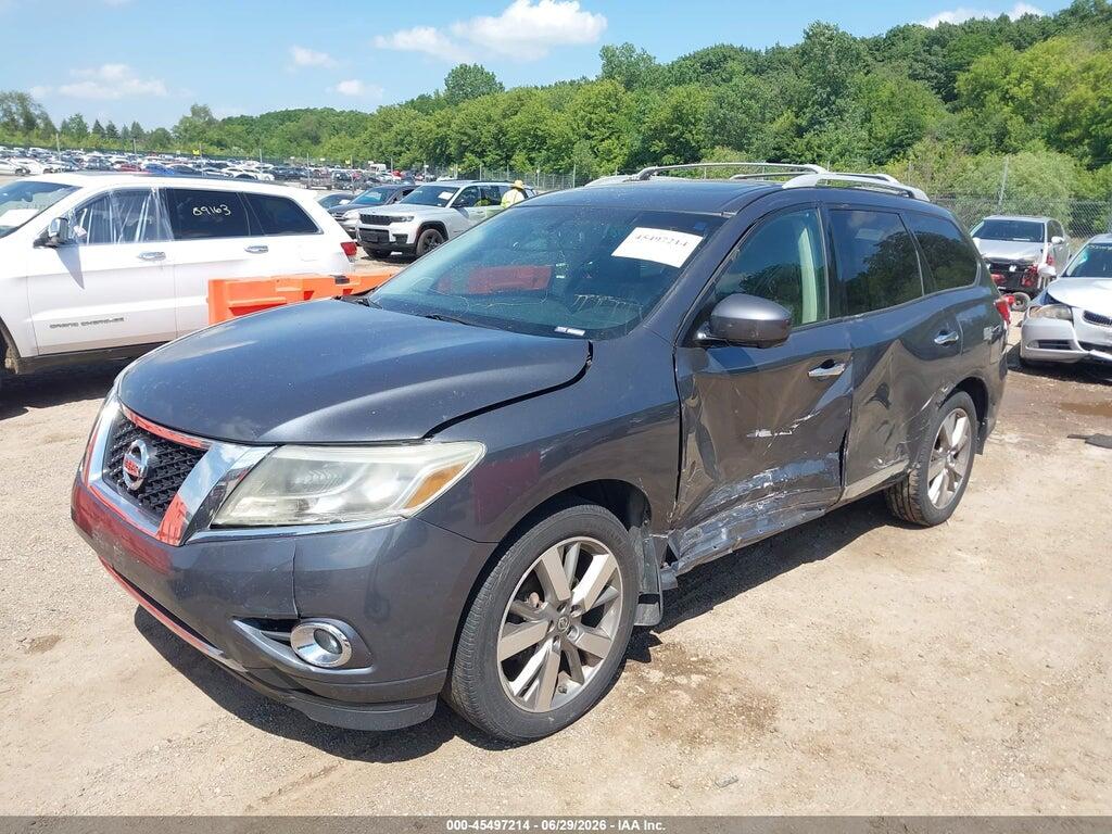 5N1AR2MM2DC638978 2013 NISSAN PATHFINDER photo no. 2