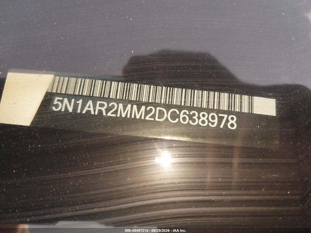 5N1AR2MM2DC638978 2013 NISSAN PATHFINDER photo no. 9