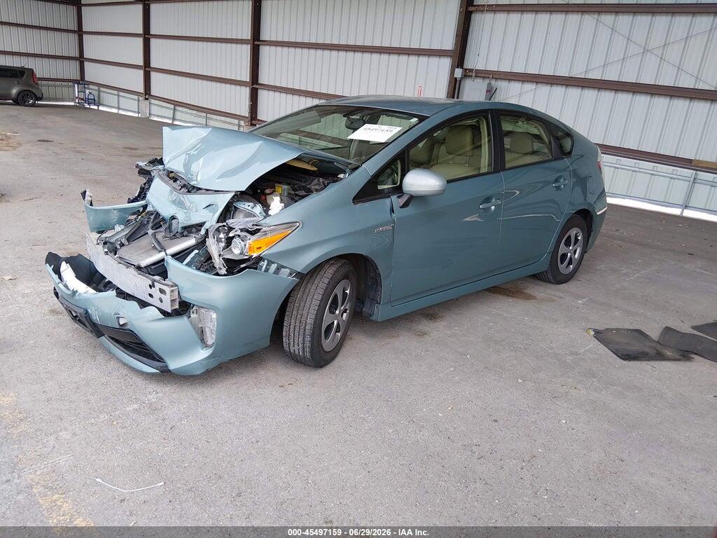 JTDKN3DU0F1893301 2015 TOYOTA PRIUS photo no. 2