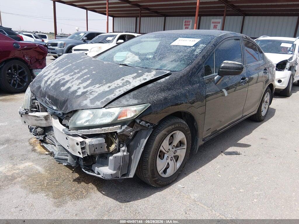 2HGFB2F59EH522200 2014 HONDA CIVIC photo no. 2