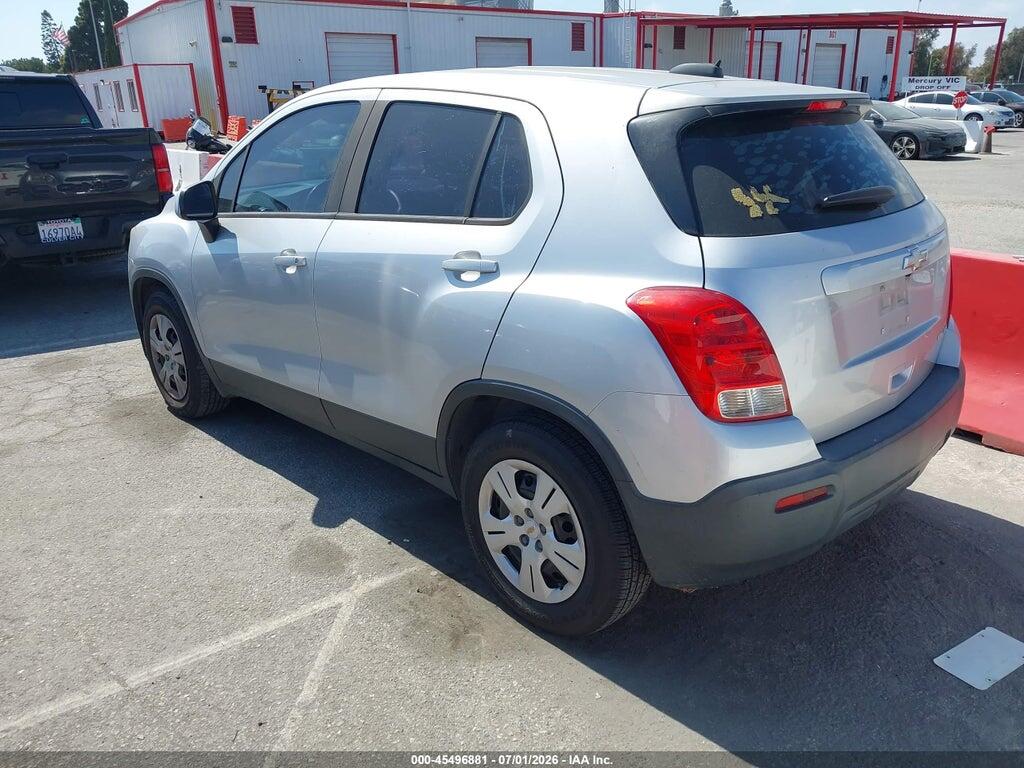 KL7CJKSBXFB207476 2015 CHEVROLET TRAX photo no. 3