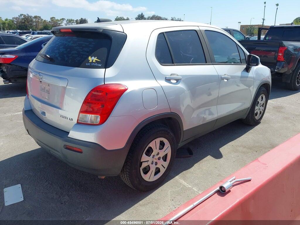 KL7CJKSBXFB207476 2015 CHEVROLET TRAX photo no. 4