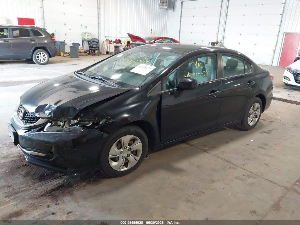 19XFB2F59DE284003 2013 HONDA CIVIC photo no. 2