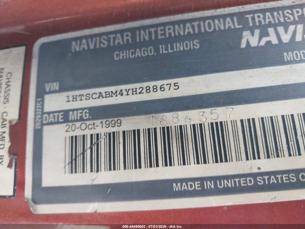1HTSCABM4YH288675 2000 INTERNATIONAL 4000 photo no. 8
